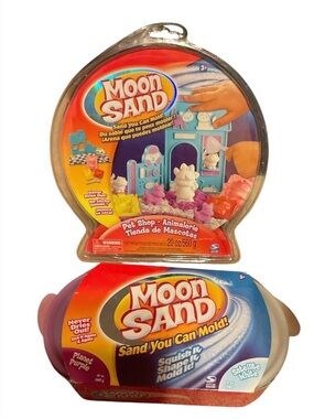 Moon Sand Kids Molding Set Bundle of 2